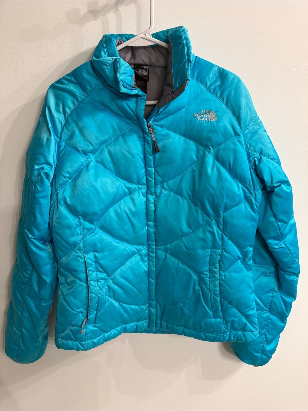 The North Face Women's Teal Quilted Insulated Puffer Jacket